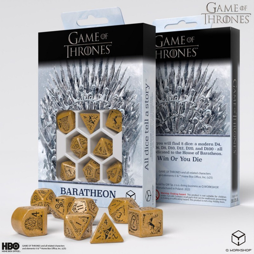 Game of Thrones. Baratheon Dice Set