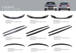Элементы обвеса для BMW 4 серии F32 | F36 в стиле М-пакета БМВ