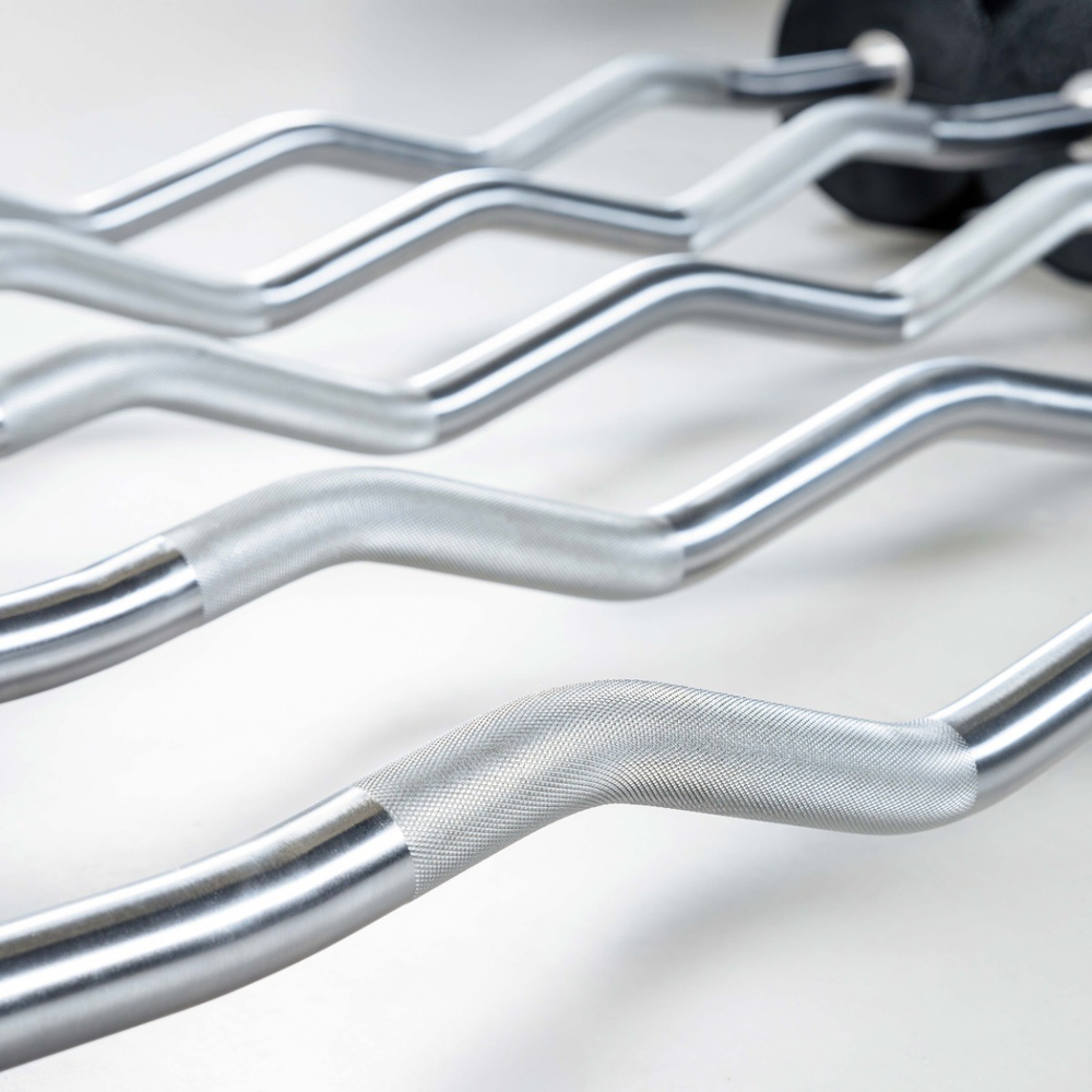 Набор изогнутых полиуретановых штанг LEVEL (шаг 5 кг, 5 шт) PROFI-FIT 10-30 кг