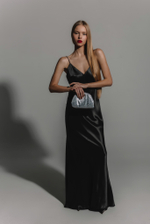 Clutch DIAMOND silver color