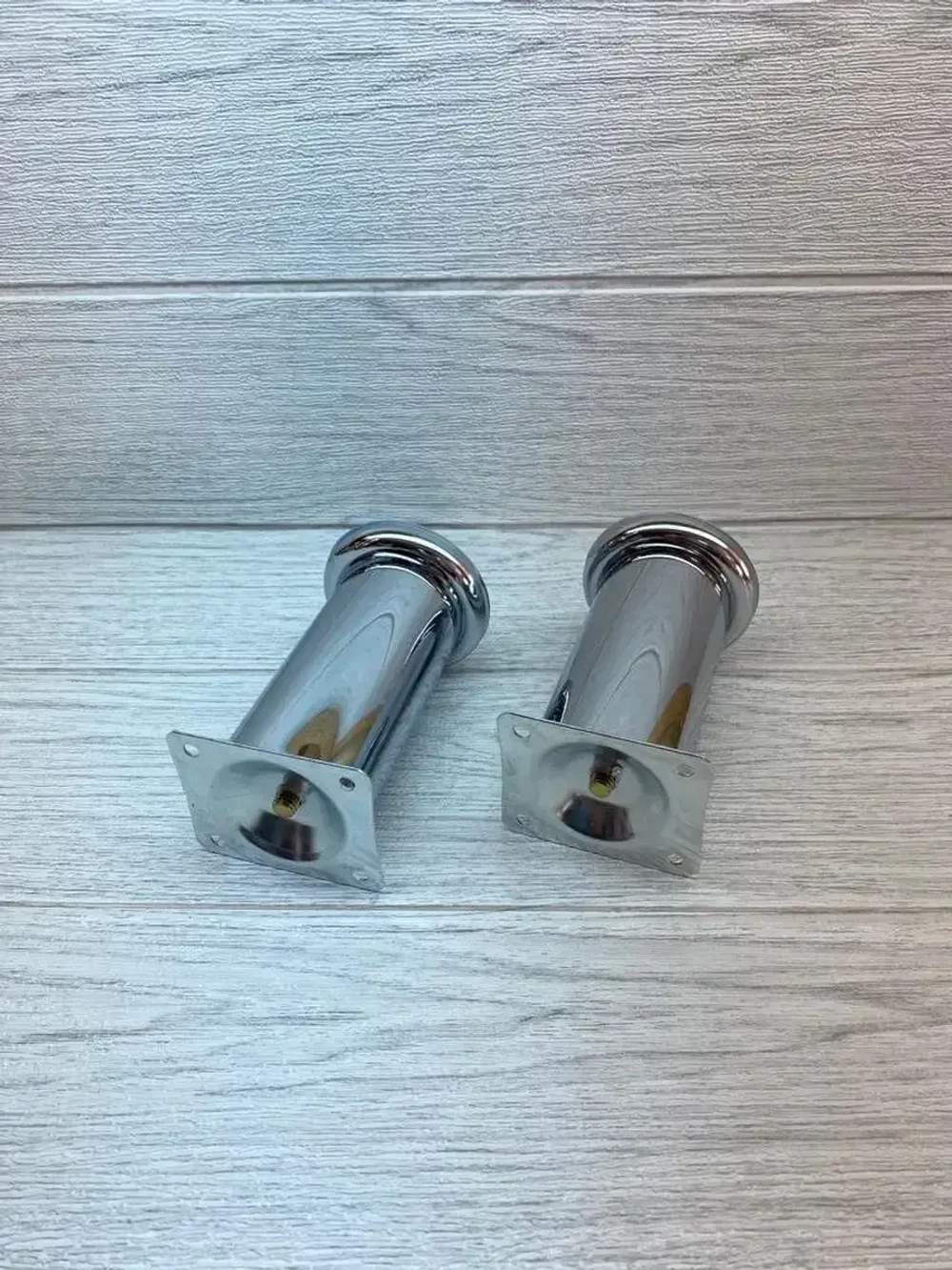 Ножки для дивана хром 120 мм комплект 4 шт