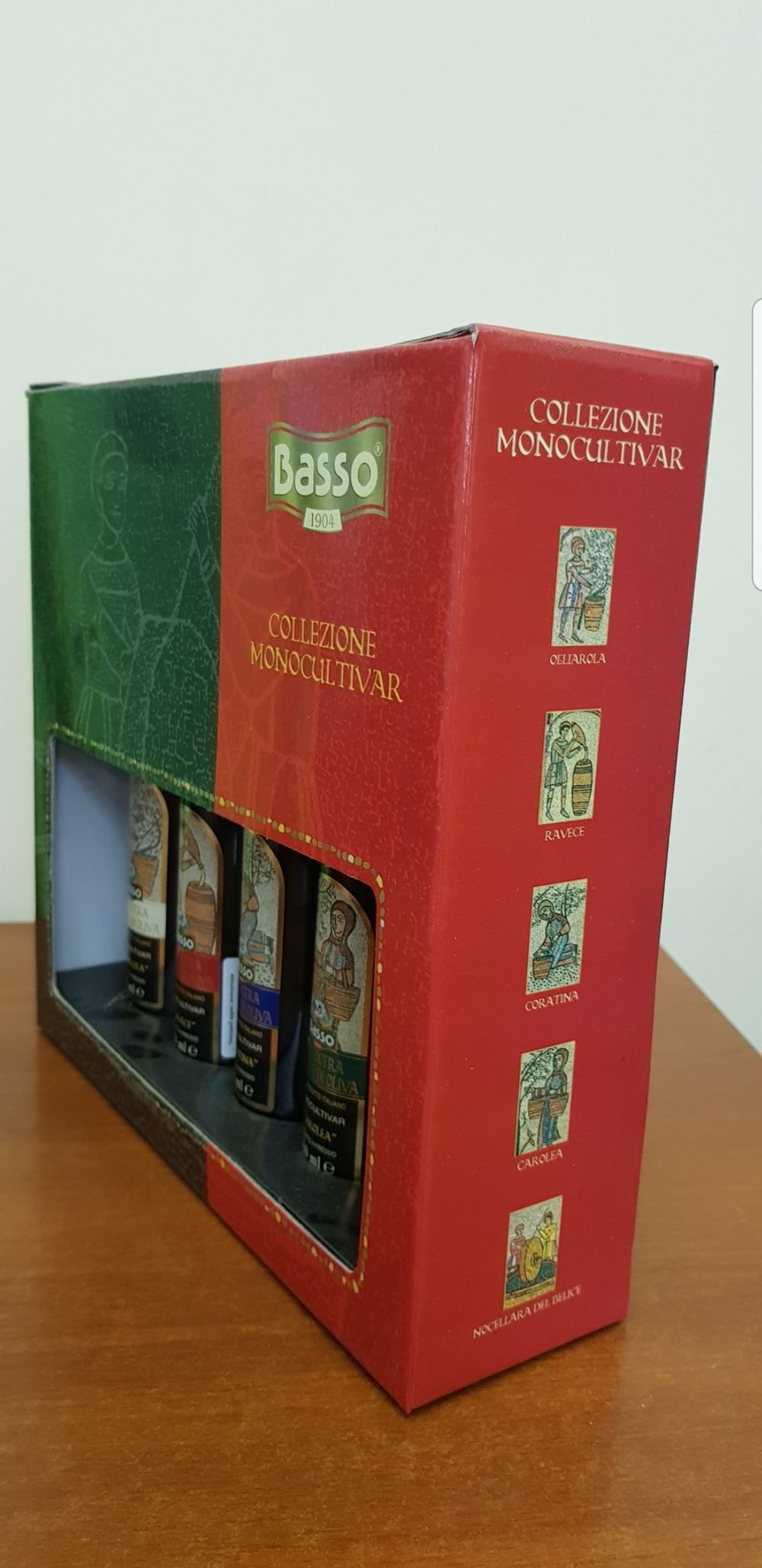 Подарочный набор Оливковых масел BASSO Extra Virgin Италия