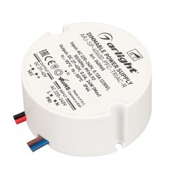 Блок питания ARJ-SP-40600-PFC-TRIAC-R (24W, 27-40V, 600mA) (Arlight, IP44 Пластик, 5 лет) 040965