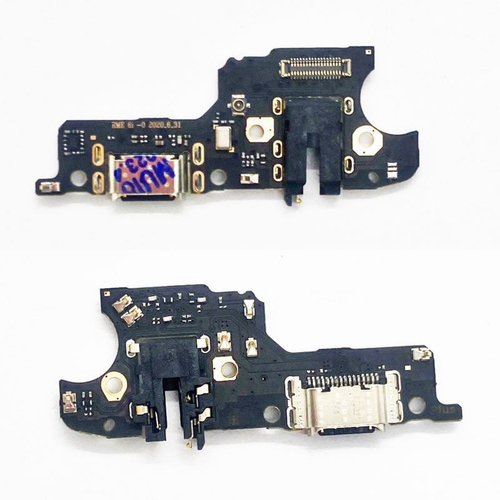 Шлейф для Realme Narzo 30A плата на системный разъем/разъем гарнитуры/микрофон