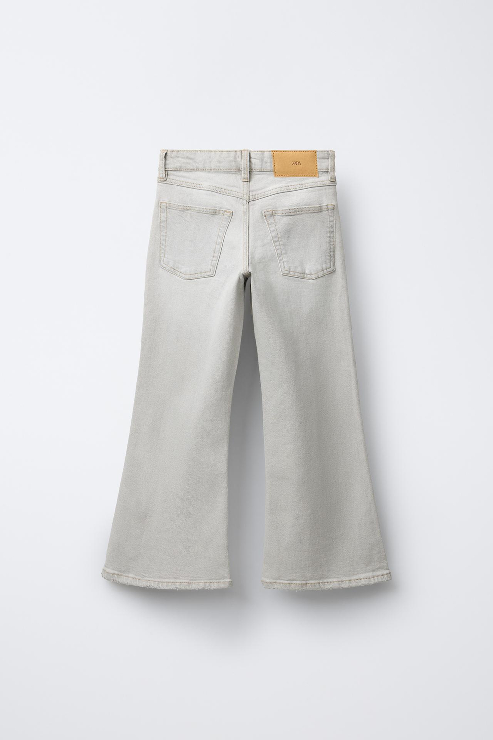 ZARA ДЖИНСЫ FLARED, СЕРЫЙ