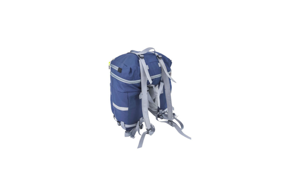 Рюкзак велосипедный TRIX "Велоштаны", крепление на багажник/к вилке, 35-50 л., водонепроницаемый, синий вр071.050.6.1
