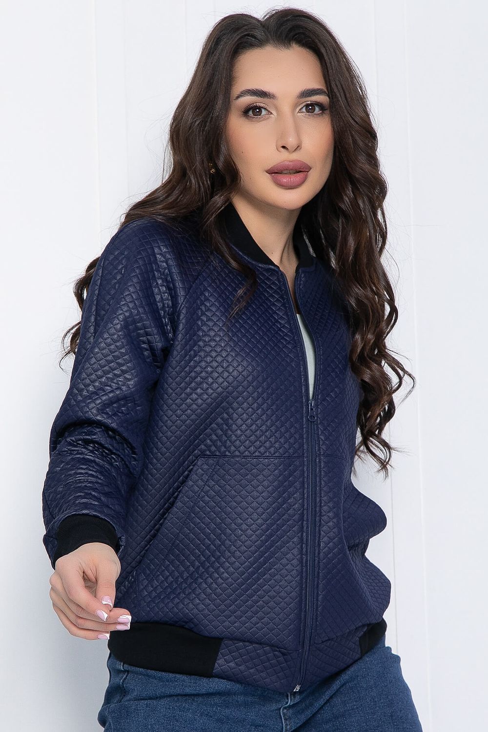 Бомбер Каприз (синий) Б12563-13 LT Collection