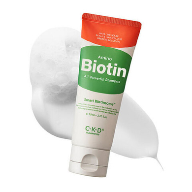 CKD Шампунь с аминокислотами и биотином - Amino biotin all-powerful shampoo, 80мл