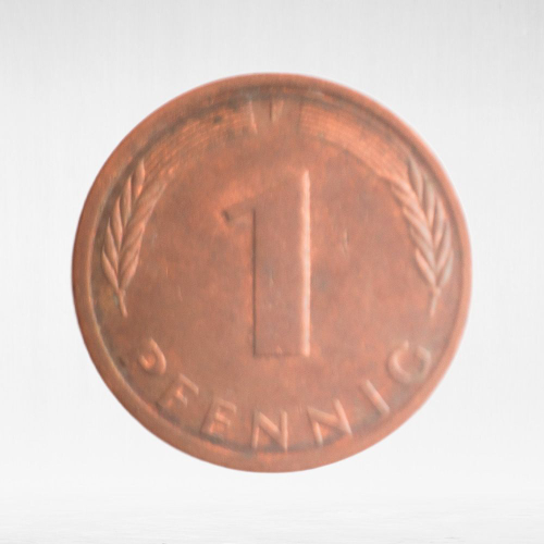 Germany, 1 Pfennig, 1982, (Stuttgart Mint - "F"), VF