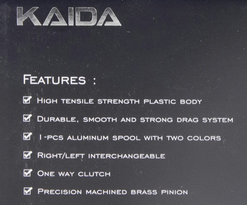 Безынерционная катушка фидерная 3000 Kaida Basker (5+1BB, мет.шпуля)