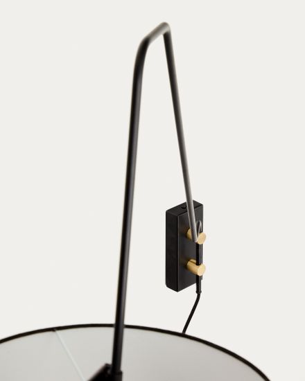 Настенный светильник Jex из черного металла