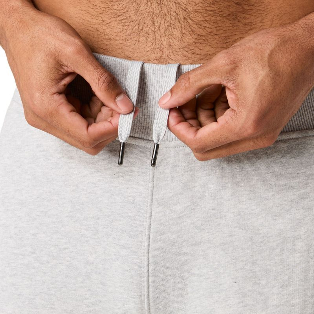 Мужские теннисные штаны Asics Logo - light grey heather