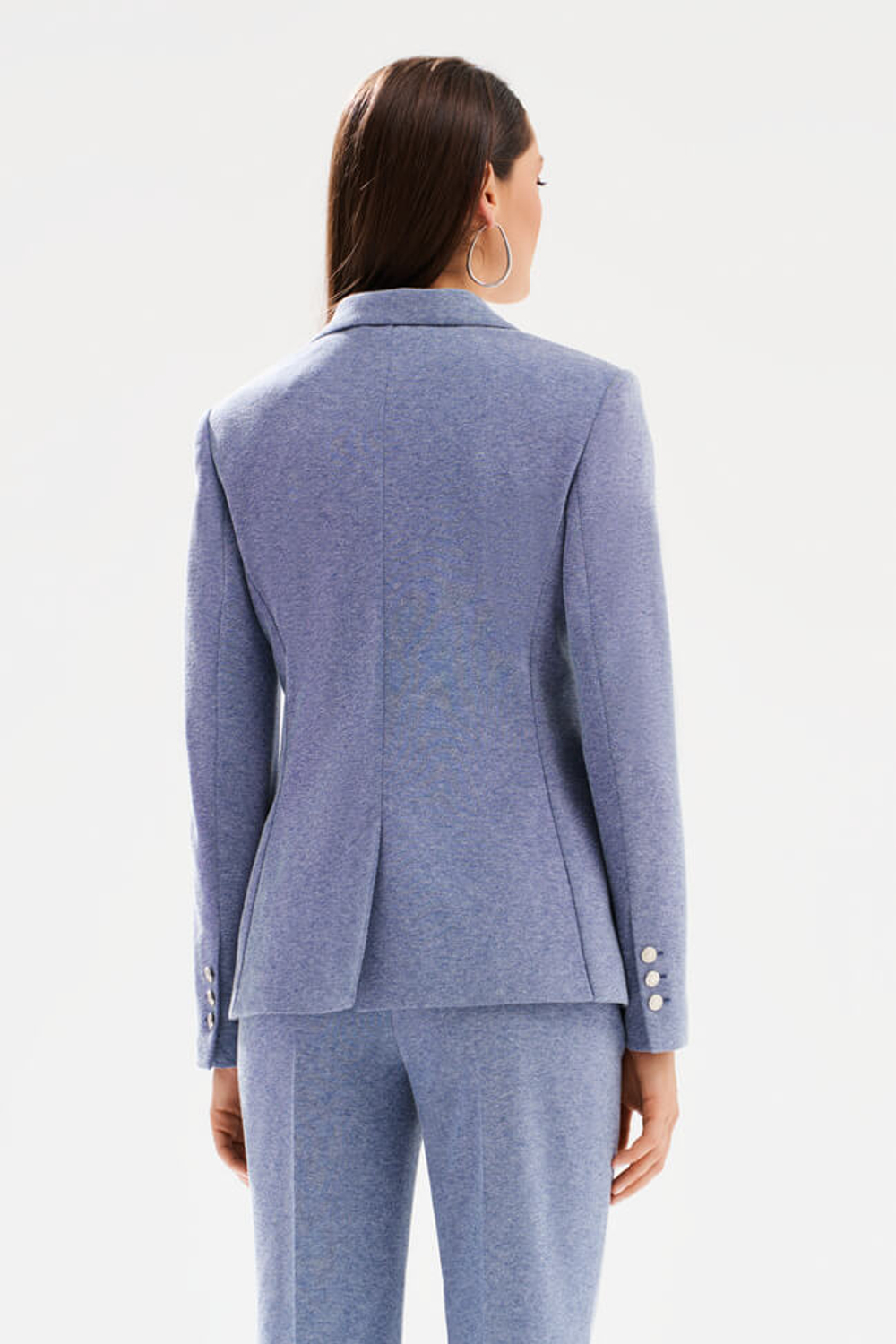 1973 Жакет женский (синий меланж)