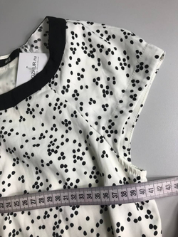 Платье H&M в мелкий горошек, визуально на 42/44 размер