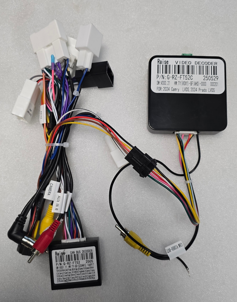 Адаптер видеосигнала штатных камер Toyota - RZ-TY-2024 (LVDS to CVBS)