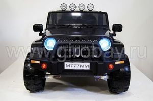 Детский электромобиль River Toys JEEP M777MM черный