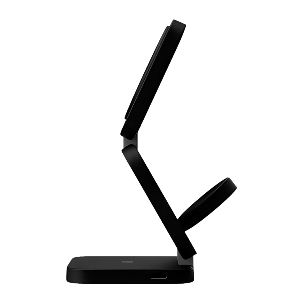 Складная зарядная станция MagSafe Magssory Flex для iPhone, Apple Watch и AirPods Беспроводная зарядка: Qi 15 Вт, Qi 5 Вт, магнитное крепление для зарядки Apple Watch (Qi 2 Вт). Проводная зарядка: нет. Отсутствует LED-индикация