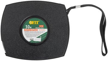 Рулетка, черный закрытый пластиковый корпус, стальная лента 30 м