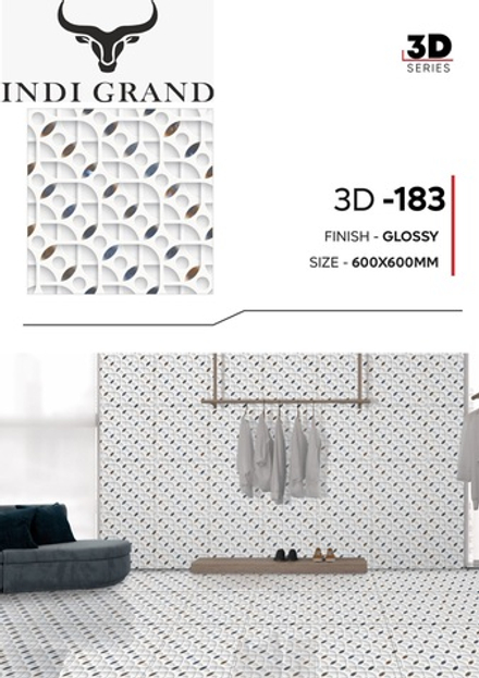 Керамогранит 3D 60х60 glossy - 183