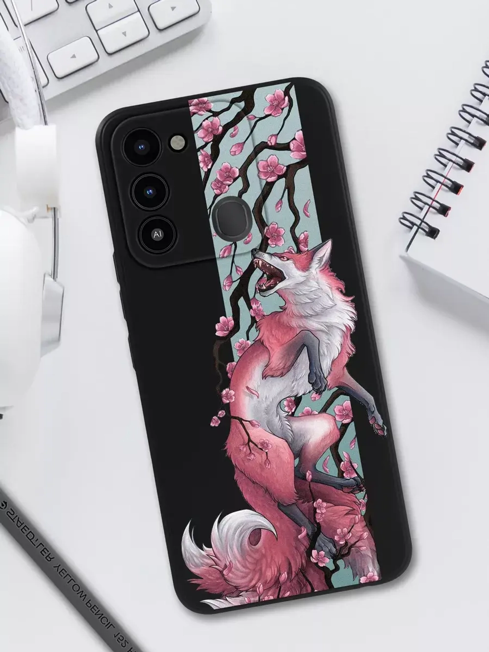 Чехол на Tecno Spark 8C с принтом