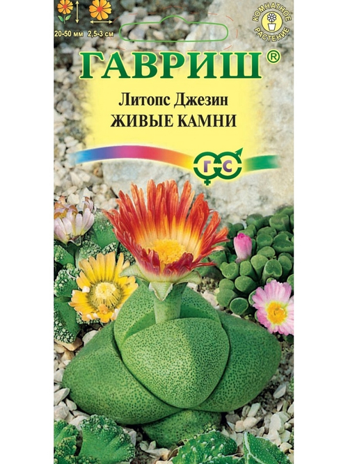 СЕМЕНА ЛИТОПС ЖИВЫЕ КАМНИ 5ШТ