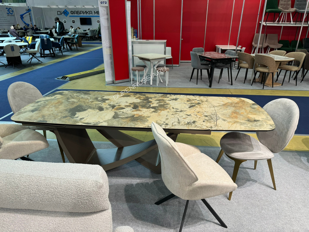 Стол DT2407 (200-300) TL-137 керамика/#23243 серый металлик