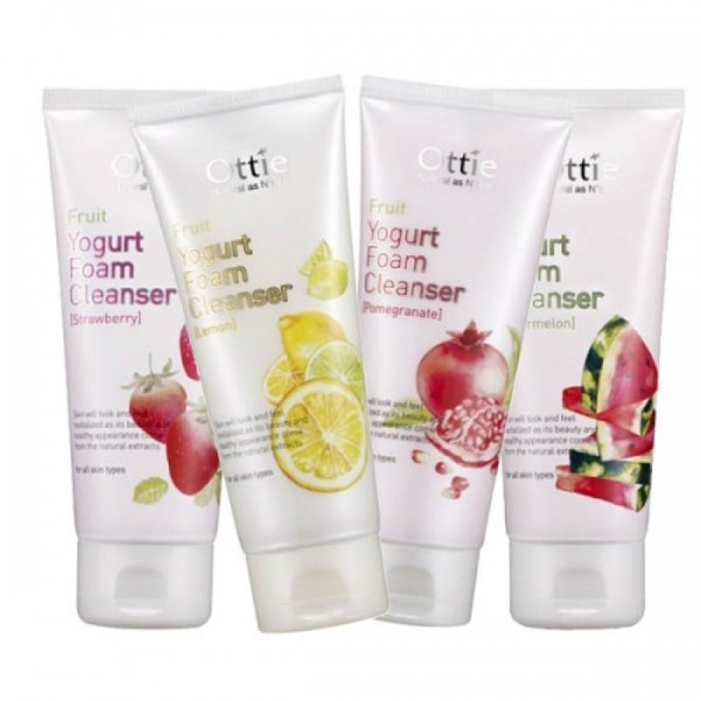 Ottie Fruits Yogurt Foam Cleanser Pomegranate йогуртовая пенка для очищения. Гранат.