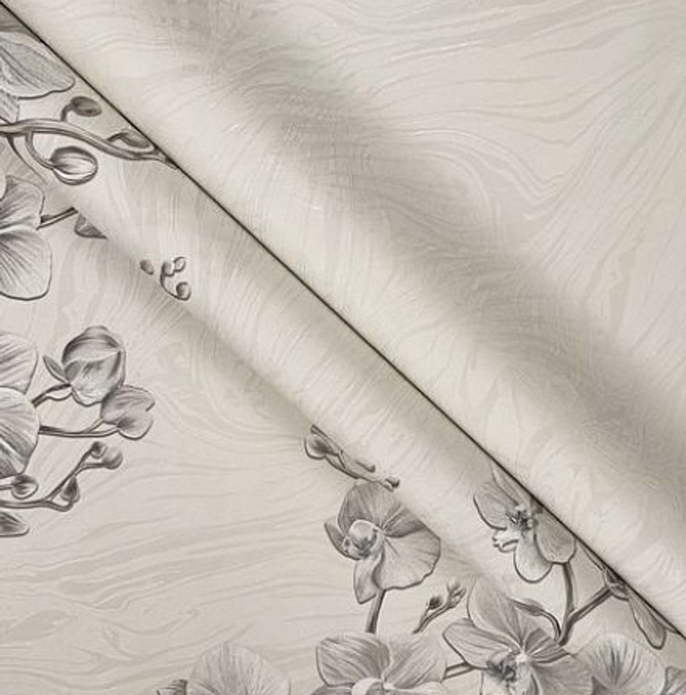 Обои гор.тисн.на флиз. осн 1,06х10 Орхидея жемчуг фон 4268-1
