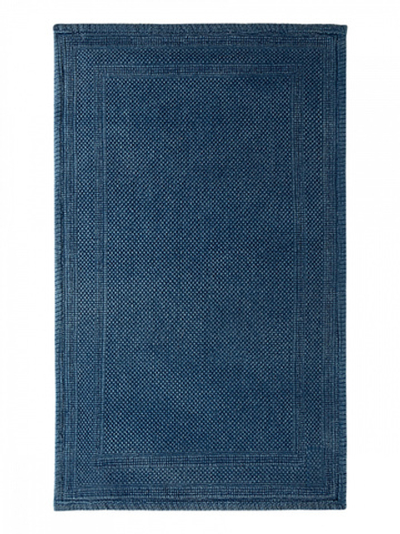 Коврик универсальный DeNASTIA 60х100 под джинсу букле, х/б, синий