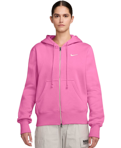Женская Кофта теннисная Nike Sportswear Phoenix Fleece - playful pink/sail