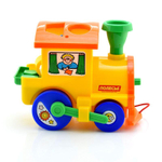 Каталка занимательный паровоз сетка (Полесье)