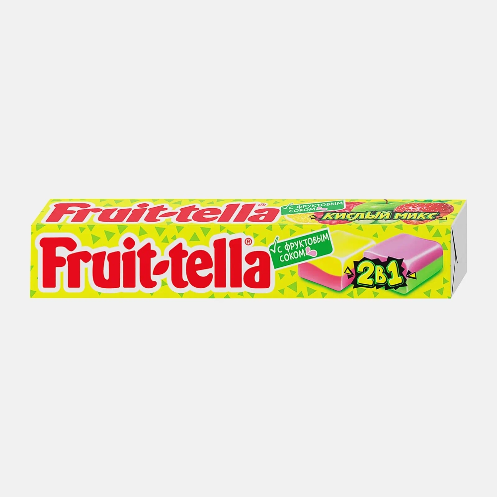 Конфета Кислый микс жевательная Fruit-Tella 41г