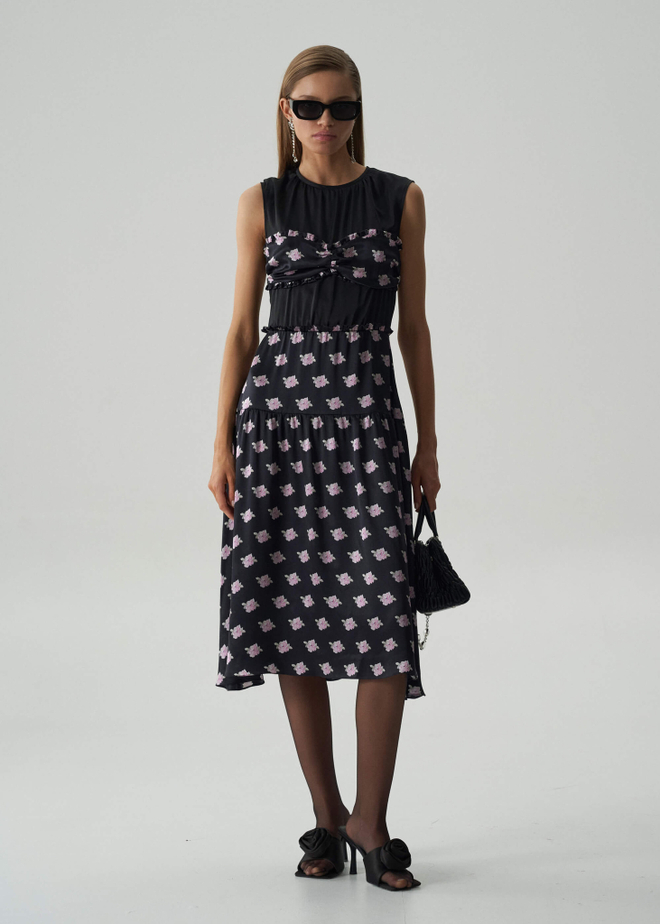 Шелковое платье Simone