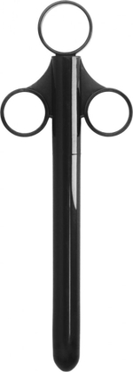 Черный шприц для введения лубриканта Lube Shooter (Цвет: черный)