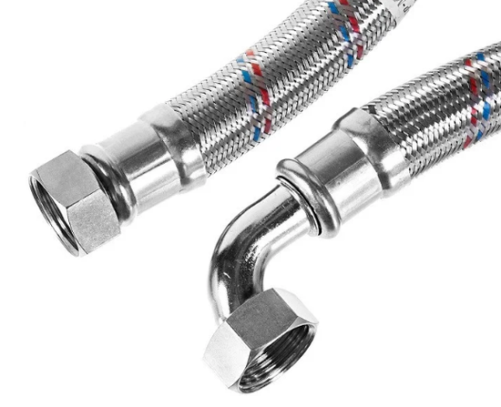 Гибкая подводка угловая «Гигант» 1" г/г 120 см TIM