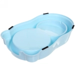 Автокормушка пластиковая «Колор-Один дома» 27,5*17,57*25см 1,2л цвет нежно-голубой