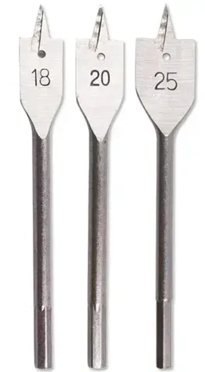 Сверла по дереву, набор перьевых сверл, перо по дереву, 6 шт, 10-25 мм