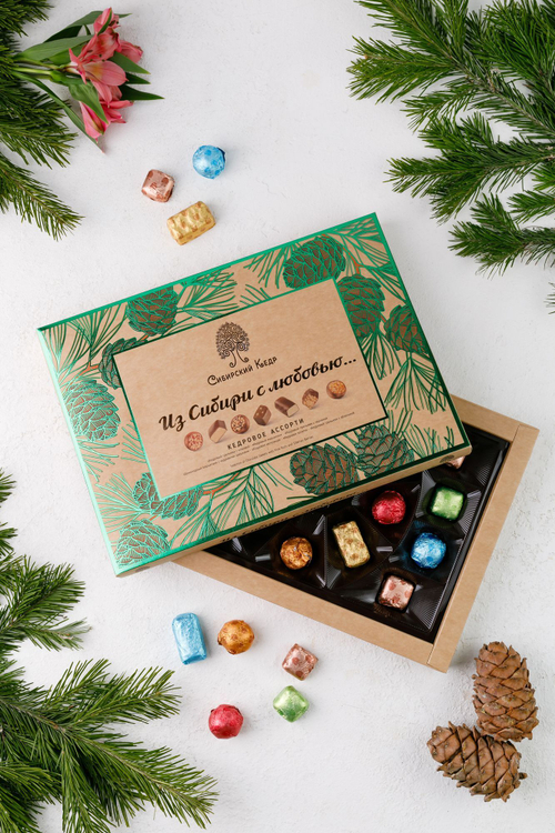 Кедровое ассорти из Сибири с любовью / 190 г / ТМ Сибирский кедр