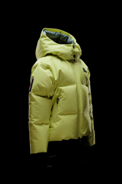 ZARA ВОДООТТАЛКИВАЮЩАЯ И ВЕТРОЗАЩИТНАЯ КУРТКА СО СЪЕМНЫМ КАПЮШОНОМ - SKI COLLECTION, НЕОНОВЫЙ ЖЕЛТЫЙ