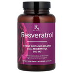Reserveage Beauty, ресвератрол, 60 растительных капсул
