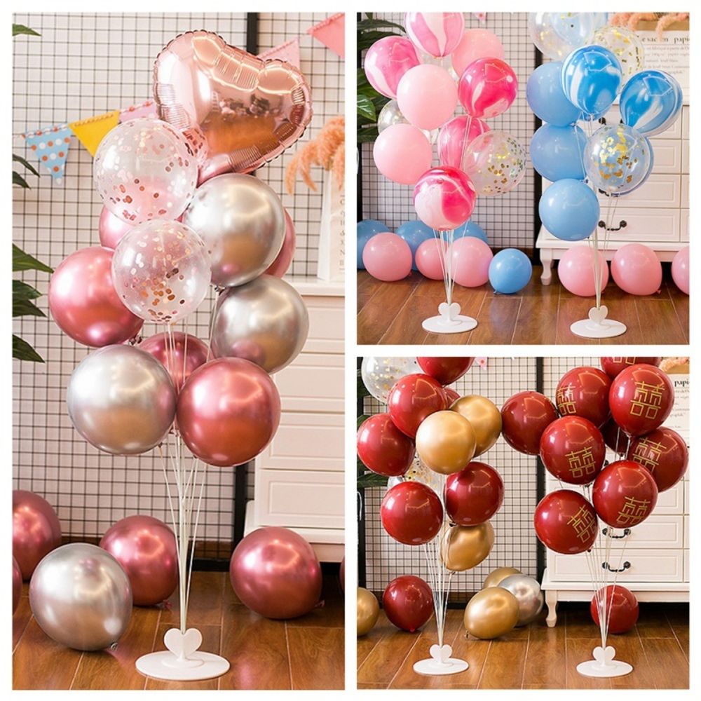 Стойка для шаров, Фонтан, 11 насадок, 1 м, 1 шт.