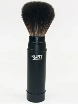 Дорожный помазок для бритья KURT, металлический тубус, К_10202S