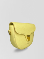 Сумка 11181 однотонная с длинным ремешком и золотой фурнитурой