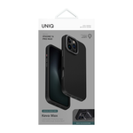 Арамидный чехол MagSafe с подставкой Uniq Keva Max для iPhone 16 Pro Max Гибридный чехол из арамидного волокна с безелем-подставкой и повышенным уровнем защиты при падении