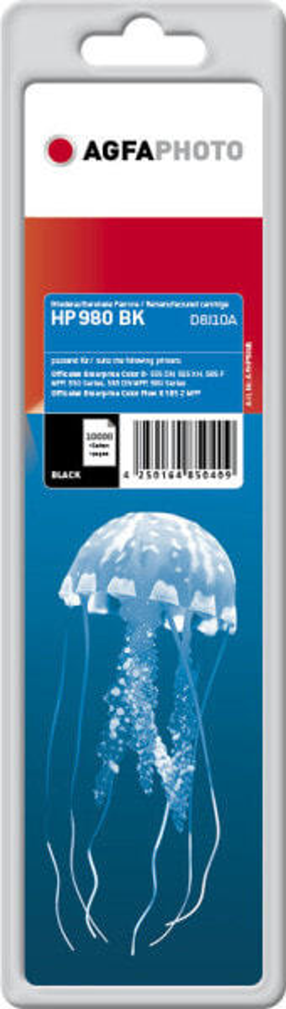 Картридж струйный черный 1 шт AgfaPhoto Holding GmbH APHP980B