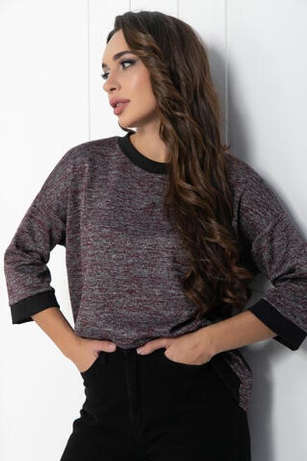 Джемпер Сиэтл (бордовый) Б11844 LT Collection