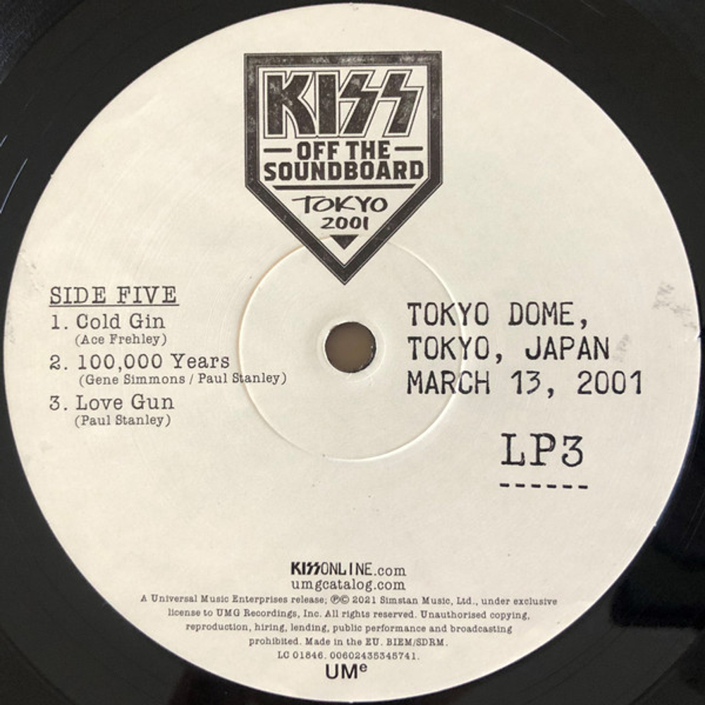 Kiss / Kiss Off The Soundboard - Tokyo 2001 (3LP)