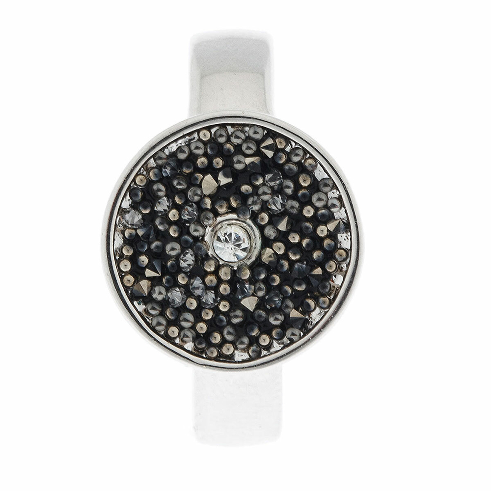"Лура" кольцо в серебряном покрытии из коллекции "Квазар" от Jenavi