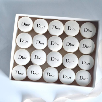 Набор макарон из 20 шт с логотипом компании