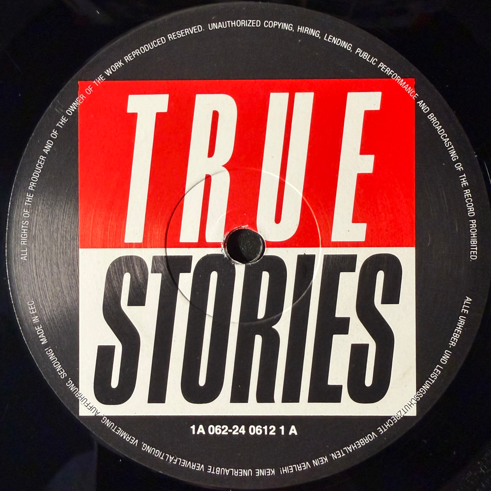 Talking Heads ‎– True Stories (Европа 1986г.)Т